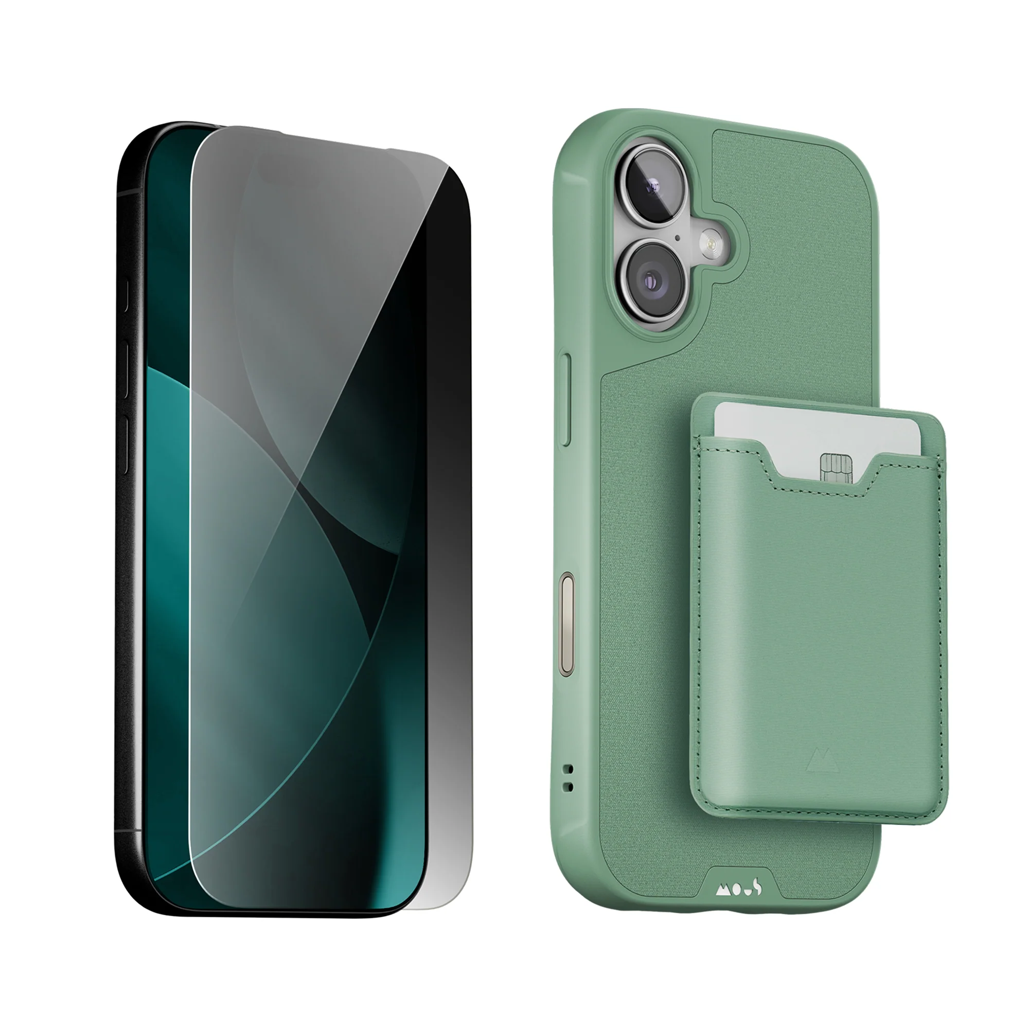 Sage Protective Case, Screen Protector and Card Wallet - Apple Starter Kit - Image 6