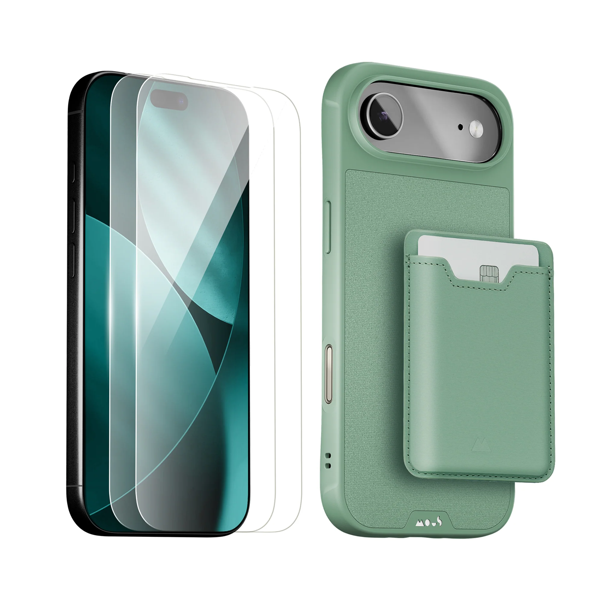 Sage Protective Case, Screen Protector and Card Wallet - Apple Starter Kit - Image 9