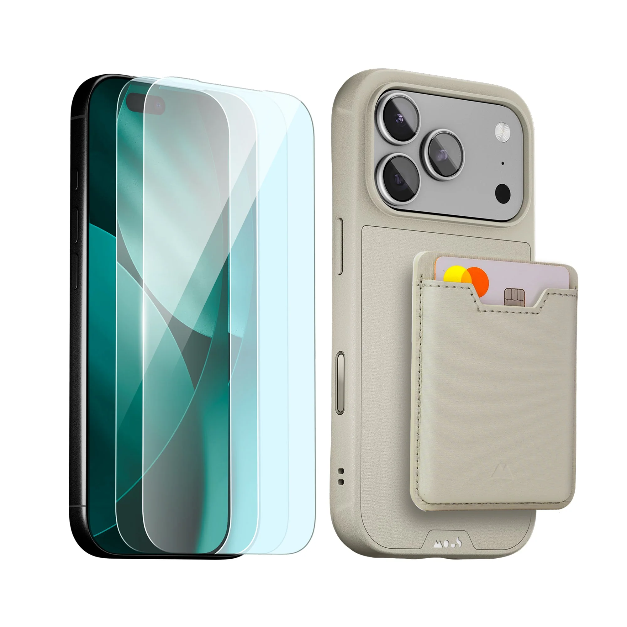 Stone Protective Case, Screen Protector and Card Wallet - Apple Starter Kit - Image 11