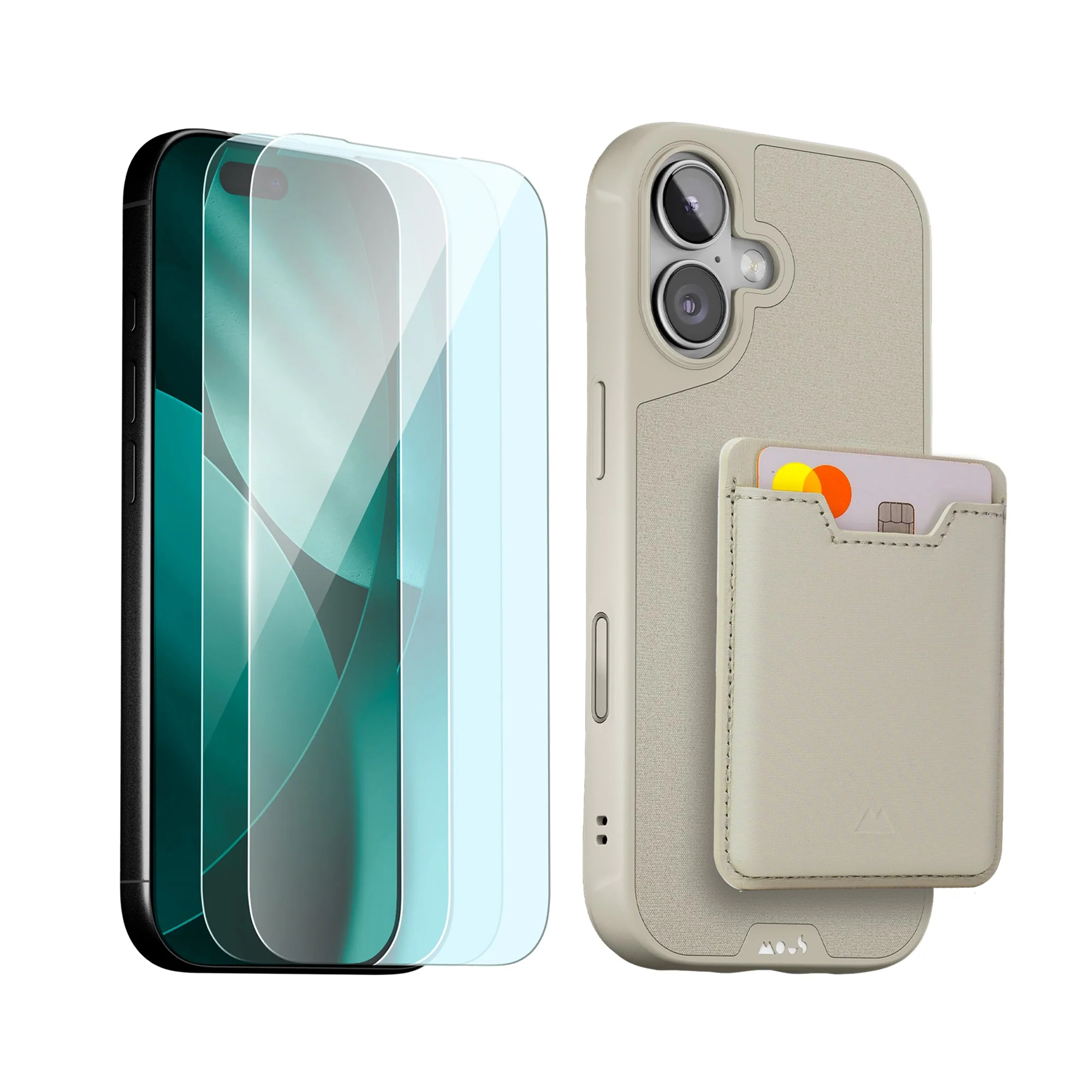 Stone Protective Case, Screen Protector and Card Wallet - Apple Starter Kit - Image 12