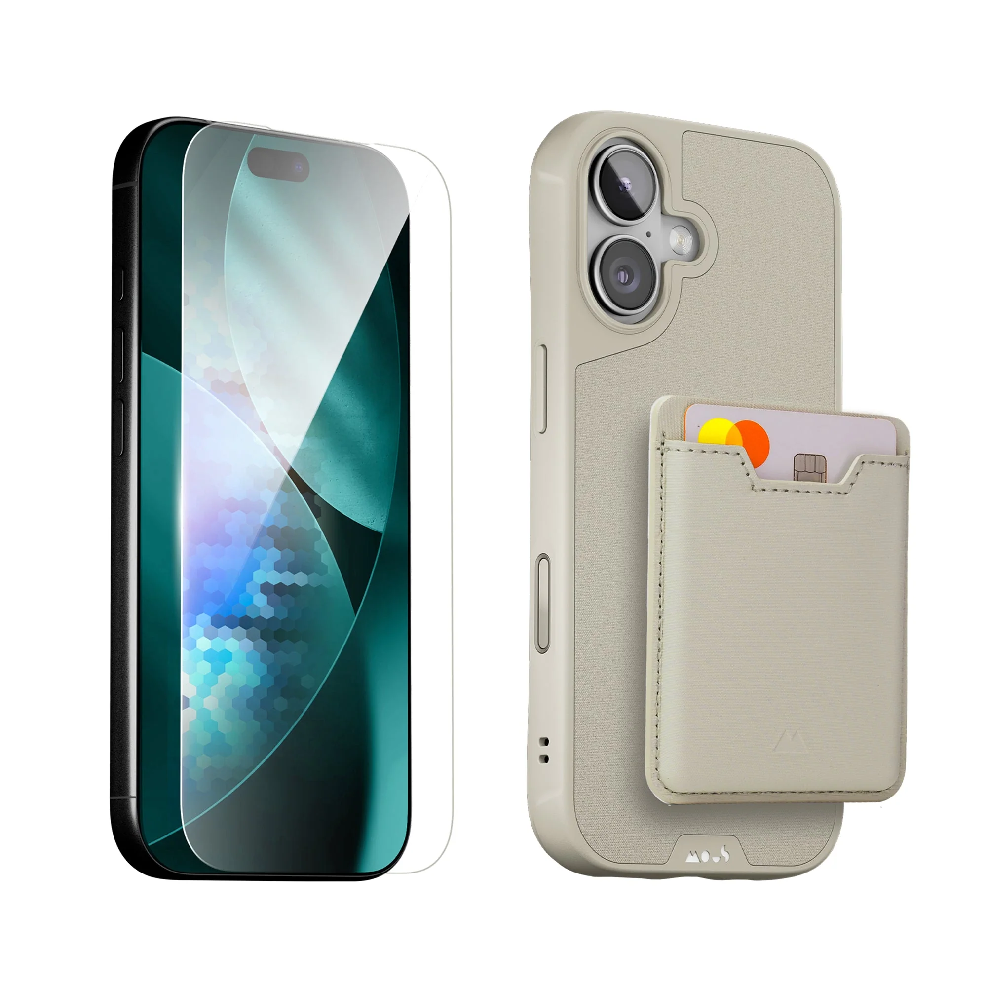 Stone Protective Case, Screen Protector and Card Wallet - Apple Starter Kit - Image 9