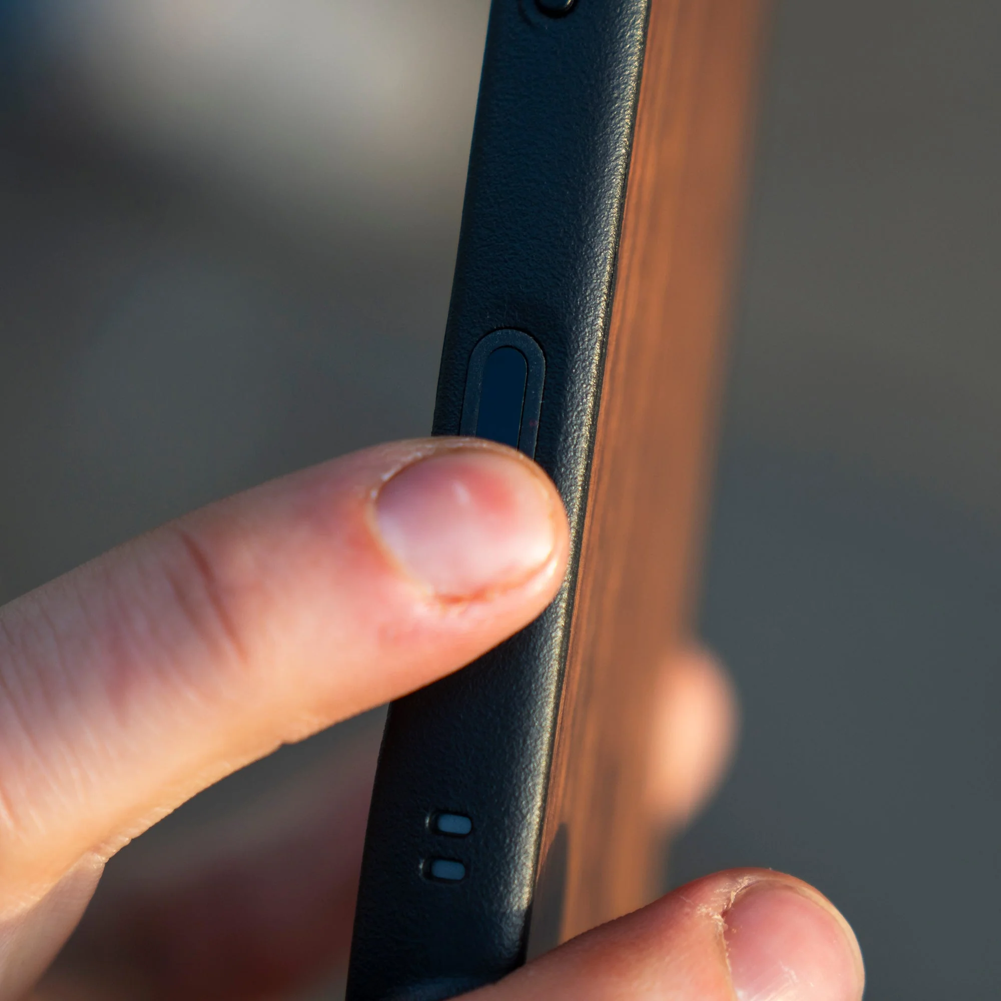 Walnut Protective Phone Case with Camera Control Button - Limitless - Image 6