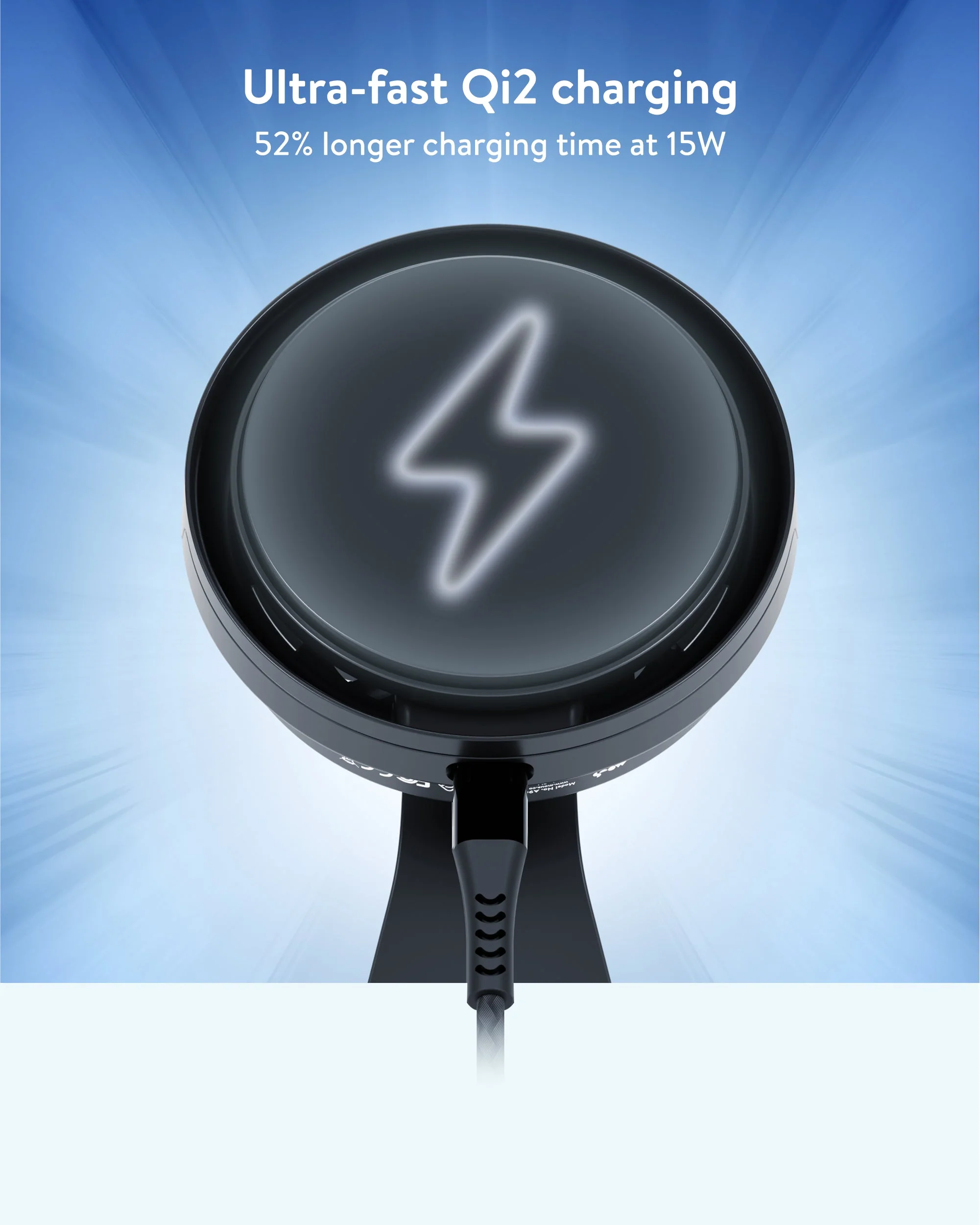 Wireless Charging Car Vent Clip - With Qi2 - Image 6